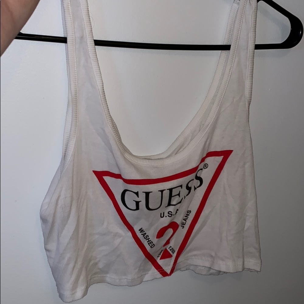 cropped guess tank